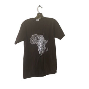 Port & Company Men brown Africa t-shirt